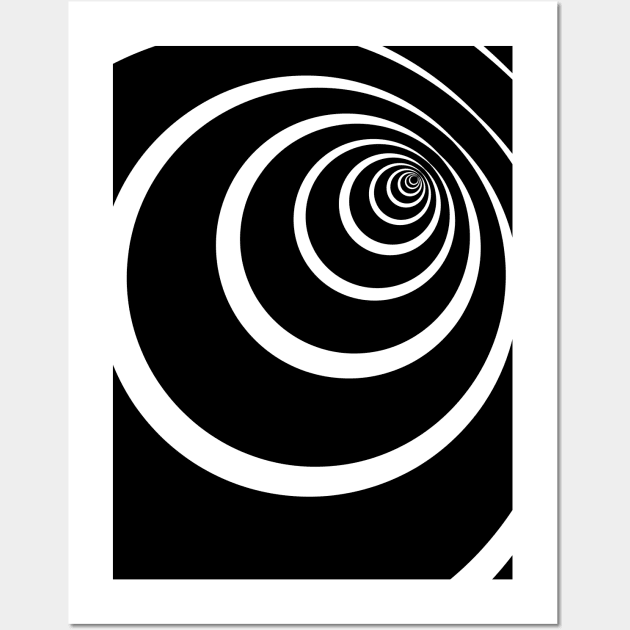 Black and White Golden Circles Wall Art by mateuskria